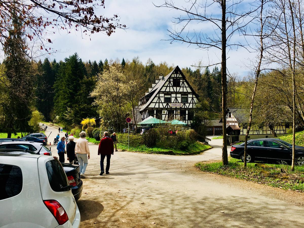Schloesslesmuehle Otel Leinfelden-Echterdingen Dış mekan fotoğraf